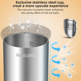 WIBIMEN bottom waste ice removal reduces cleanup effort.