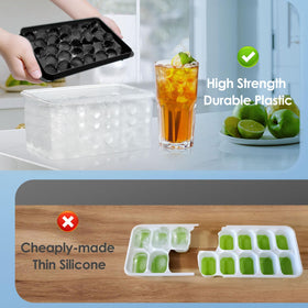 WIBIMEN easy-release tray lets ice pop out quickly.