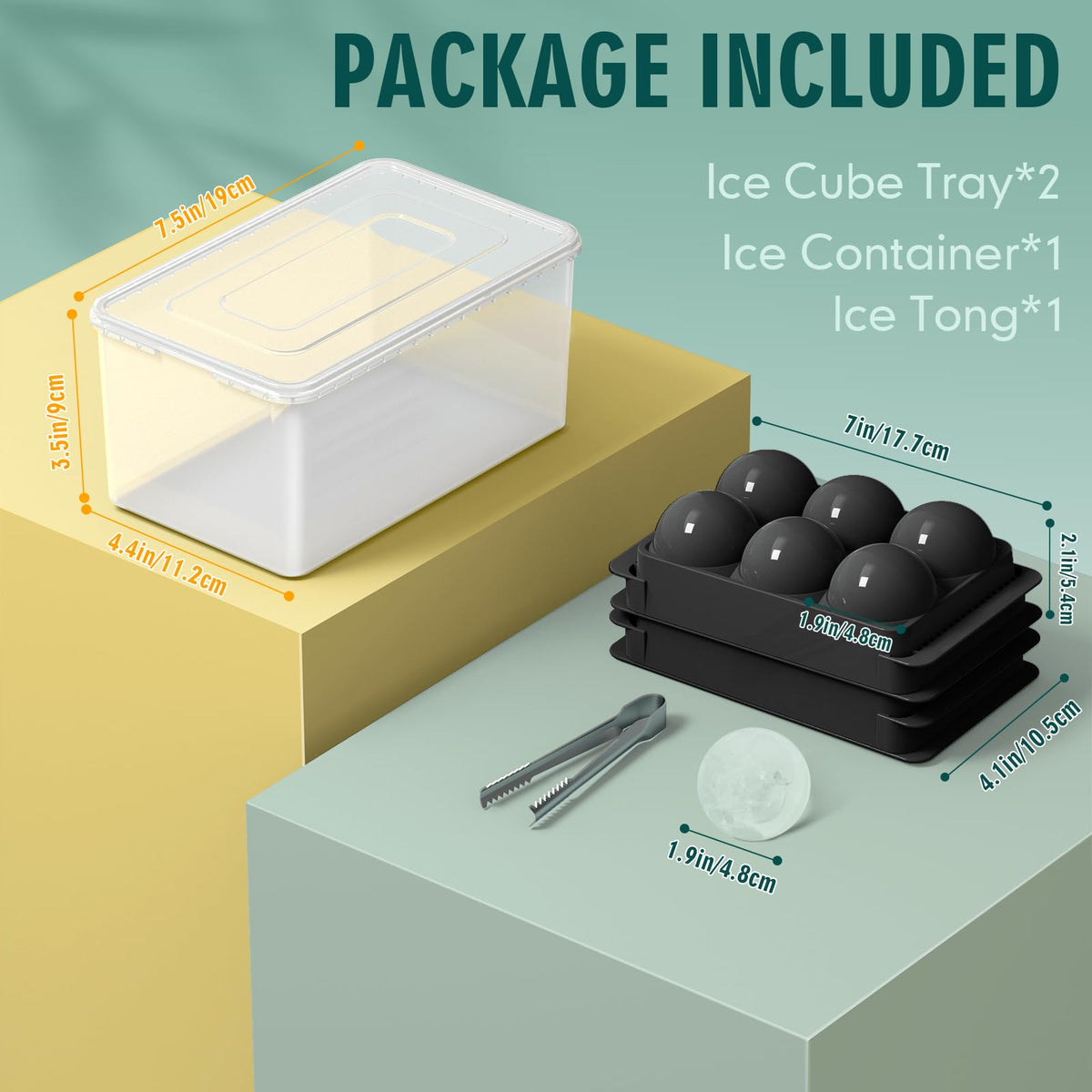 WIBIMEN food-grade ice mold offers durable freezer use