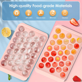 WIBIMEN food-grade plastic ice tray ensures safe, durable freezing for everyday use.
