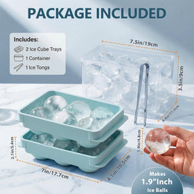 WIBIMEN freezer-ready mold with thick edges for painless removal
