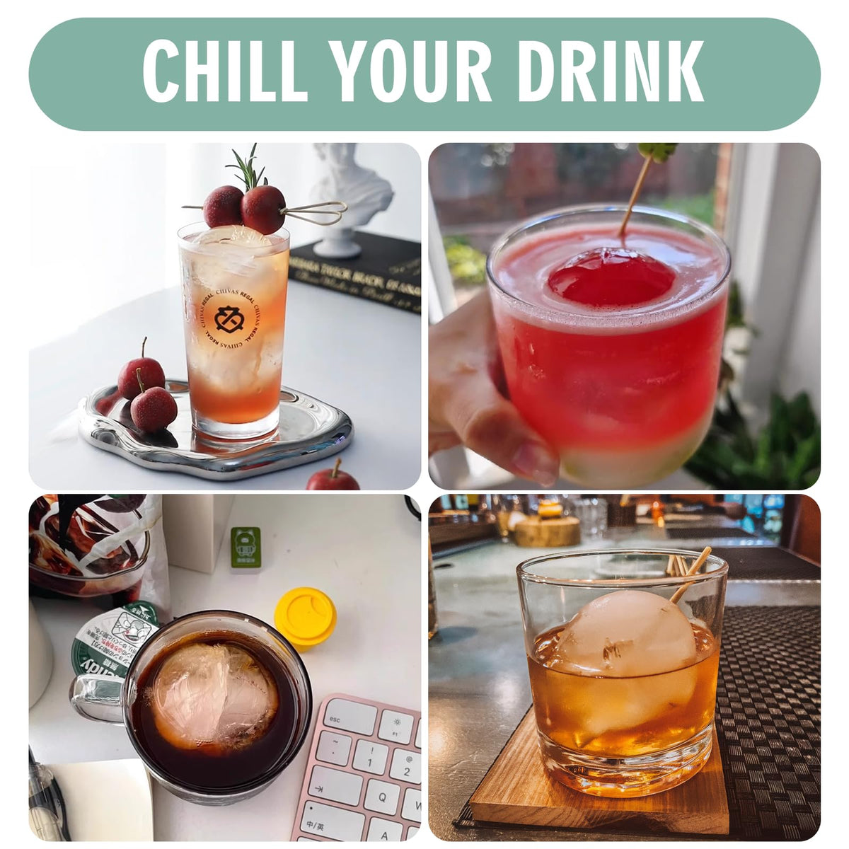 WIBIMEN gift idea for whiskey lovers, ideal for parties and home bars