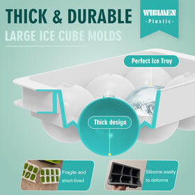 Ice ball mold ideal for whiskey, bourbon, and cocktails.