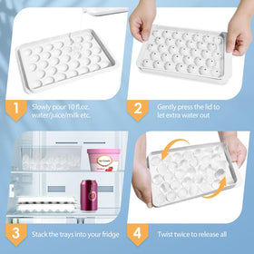 WIBIMEN ice-spheres tray creates stylish spheres to elevate drinks.