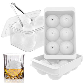 WIBIMEN large ice cube mold with lid for easy filling and portion control.