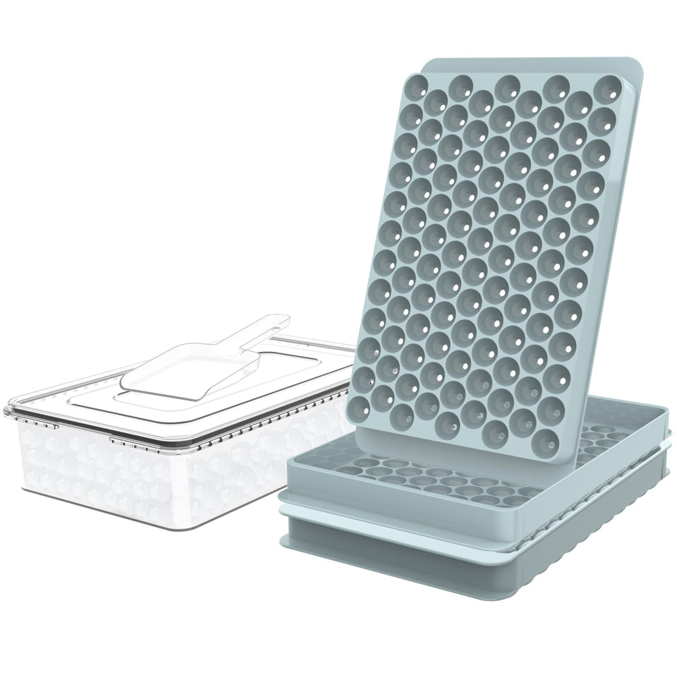 WIBIMEN mini ice trays with 0.55-inch pebble ice for narrow bottles and quick chilling