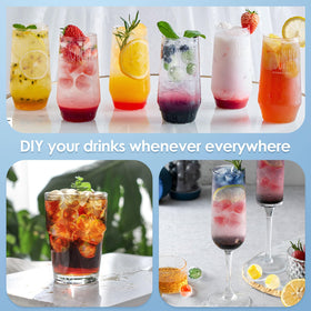 WIBIMEN mint-infused ice use keeps beverages refreshing and flavorful.