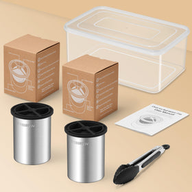 WIBIMEN safe silicone material avoids odors for pure tasting ice.