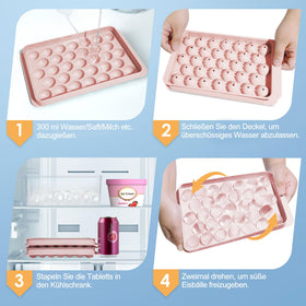 WIBIMEN stylish ice balls tray adds aesthetic appeal to cocktails and beverages.