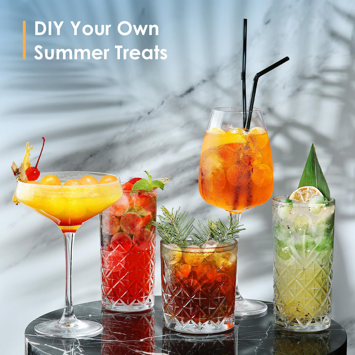 WIBIMEN stylish ice balls for elegant drinks and visual appeal.