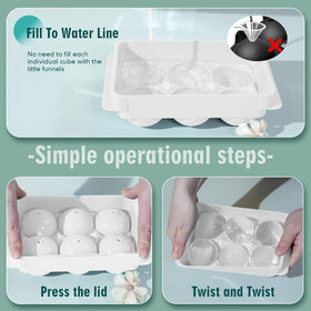 Sturdy mold with thicker edges for effortless twisting and removal.