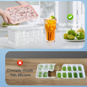 WIBIMEN twist-release design makes popping out cubes quick and clean.
