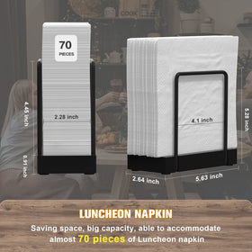 Wican gift-ready napkin holder adds rustic charm to any kitchen.