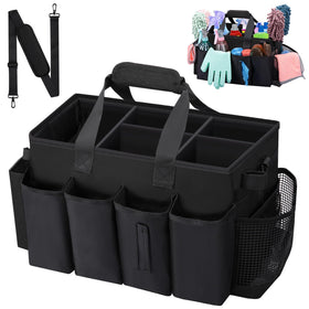 Wigojoy wearable large cleaning caddy bag full setup for organized housekeeping
