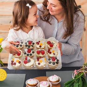 WIKDAY multipurpose containers hold cookies donuts and muffins