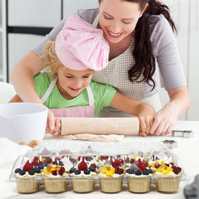 WIKDAY reusable dessert box ready for party takeaway.
