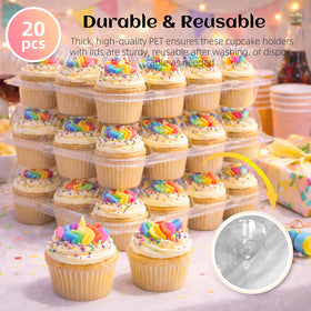 WIKDAY cupcake liners ready for quick, mess-free baking and packaging