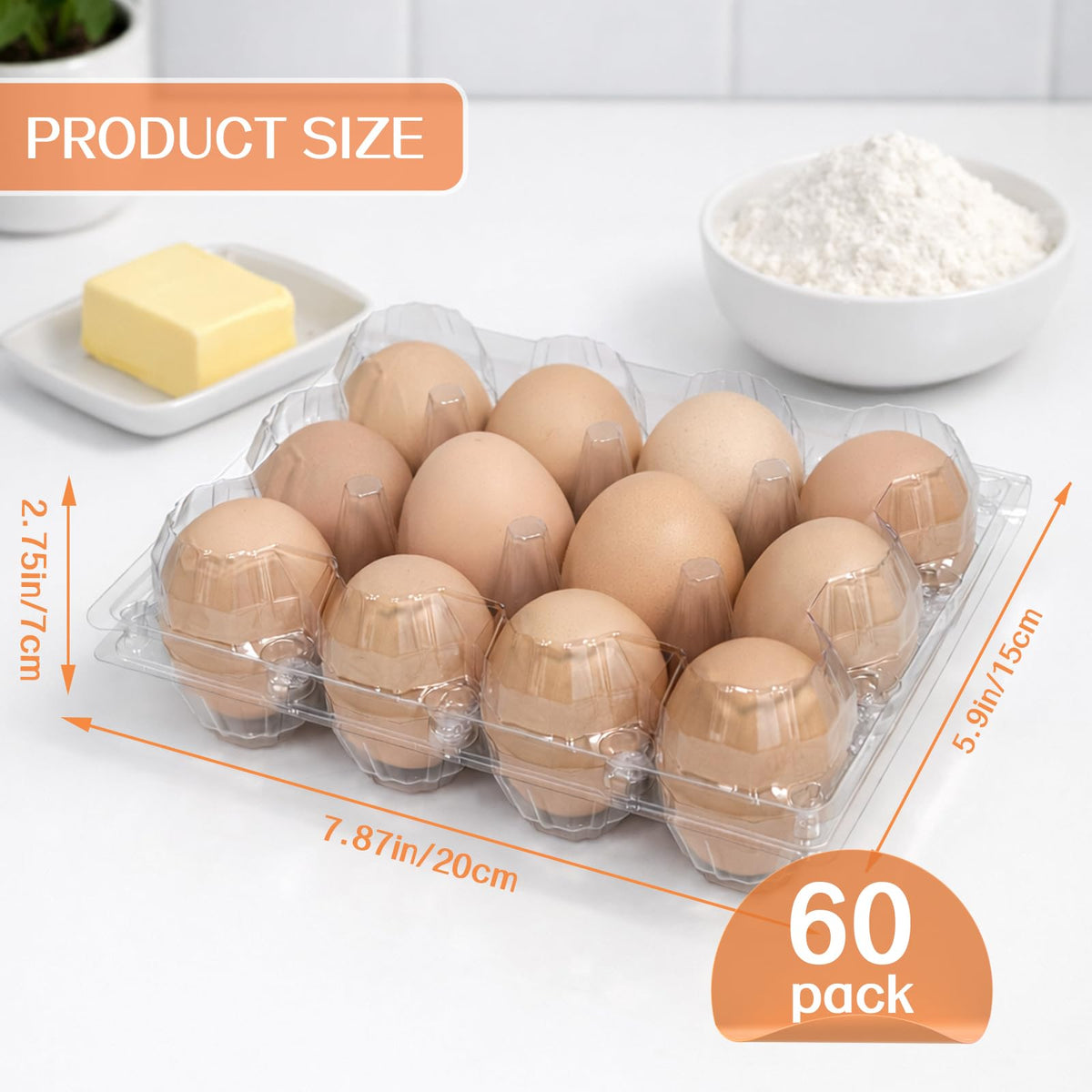 WIKDAY budget bulk packaging for affordable egg storage.