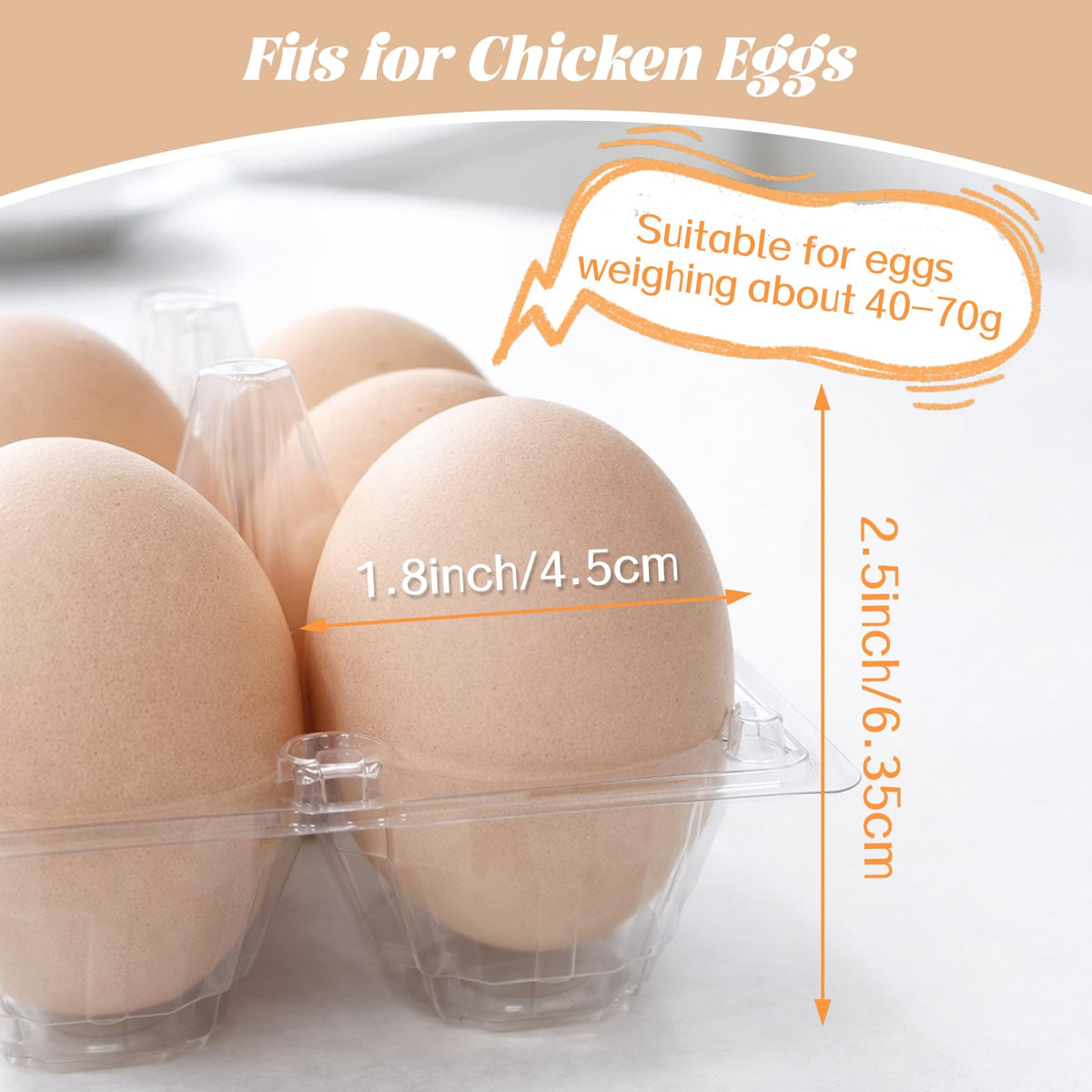 WIKDAY egg cartons with date stickers help track freshness.