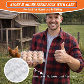 WIKDAY egg cartons designed for fridge to market use.