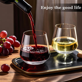 Gift-ready packaging for WIKERWANG wine glasses set