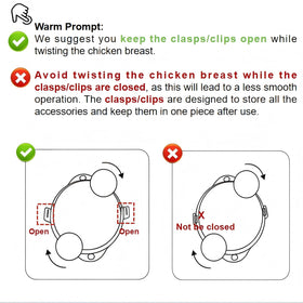 Wiki Jooy chicken shredder removable plate for continued shredding.