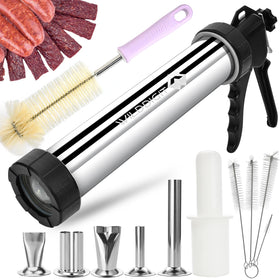 WILDDIGIT 3rd Gen jerky gun cannon for smooth, even extrusion.