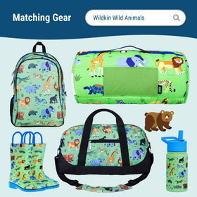 Wildkin insulated lunch box keeps food at the right temperature.