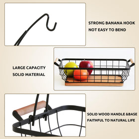 WILDMOS banana-hanger feature lets you separate bananas from other produce.