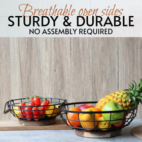 Wildmos versatile storage for bread, vegetables, or snacks on display.