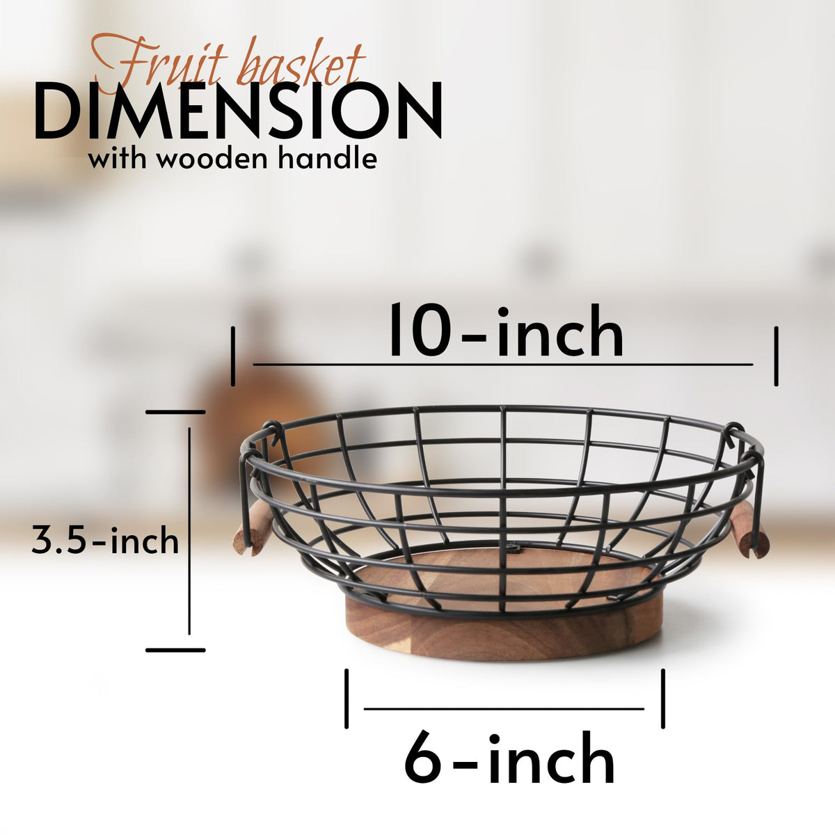 Wildmos breathable wire design promotes air flow to help keep produce fresh.