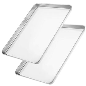 Wildone sheet has deep sides to help contain juices during roasting.