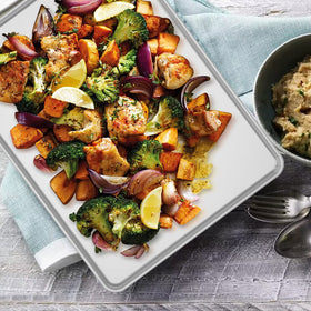 Wildone sheet features easy clean design for simple post bake cleanup.