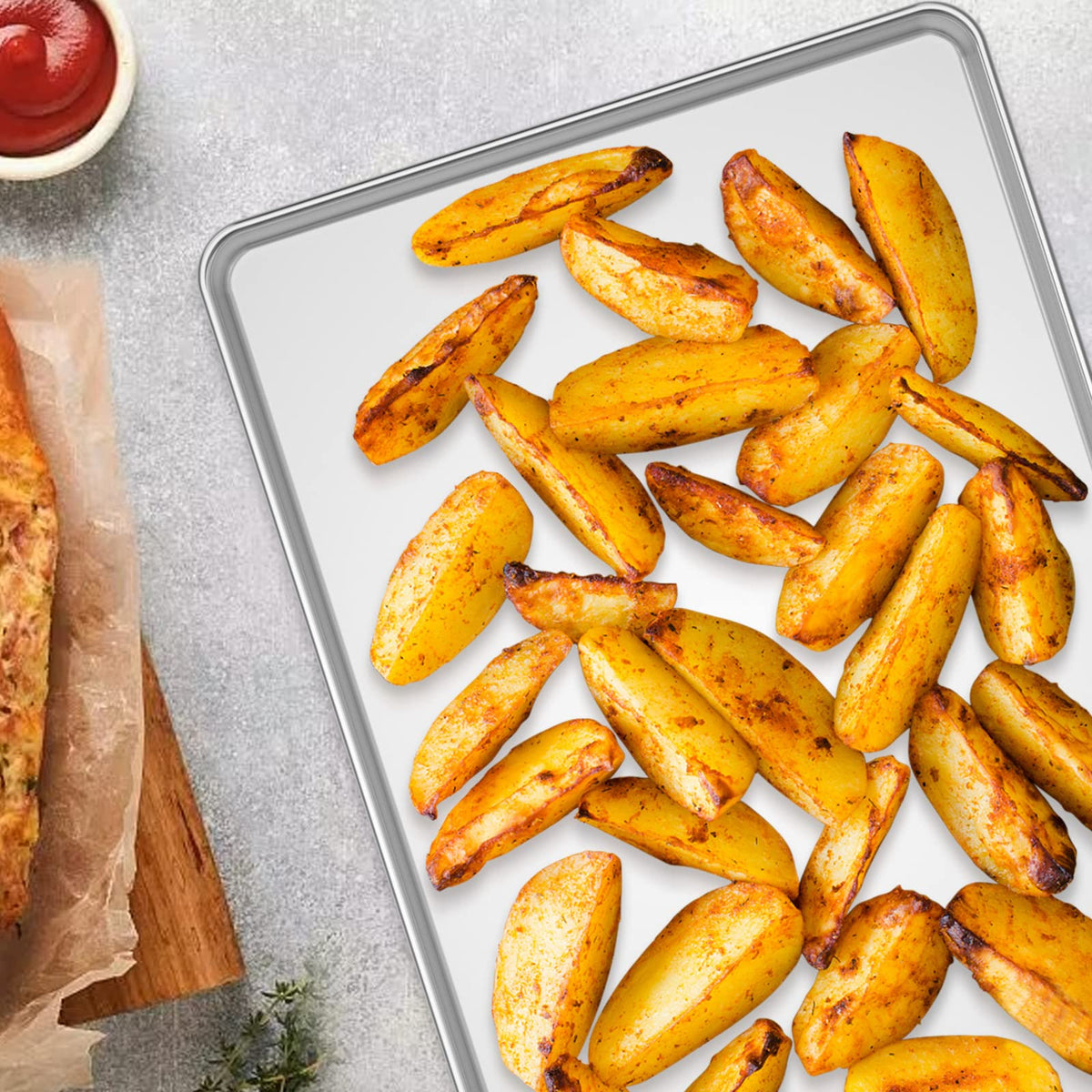 Wildone baking sheet doubles as serving tray for cookies or roasted veggies.