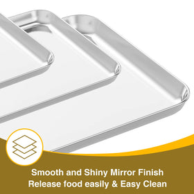 Wildone large 16x12 baking sheet with rack for high capacity roasting