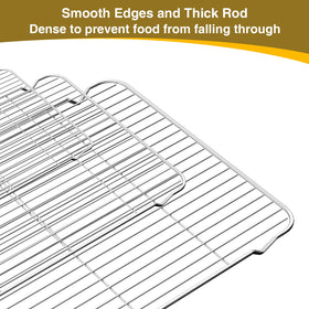 Wildone medium 12.25x9.65 baking sheet with rack for cookies and pastries