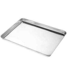 Wildone baking sheet set mirror finish helps reduce sticking and simplifies cleanup