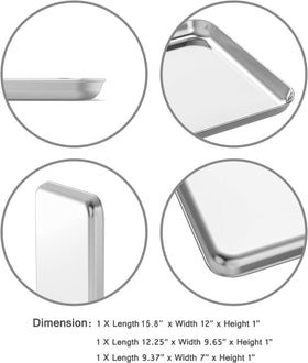 Wildone baking sheet set oven-ready pan showing aluminum replacement in cooking