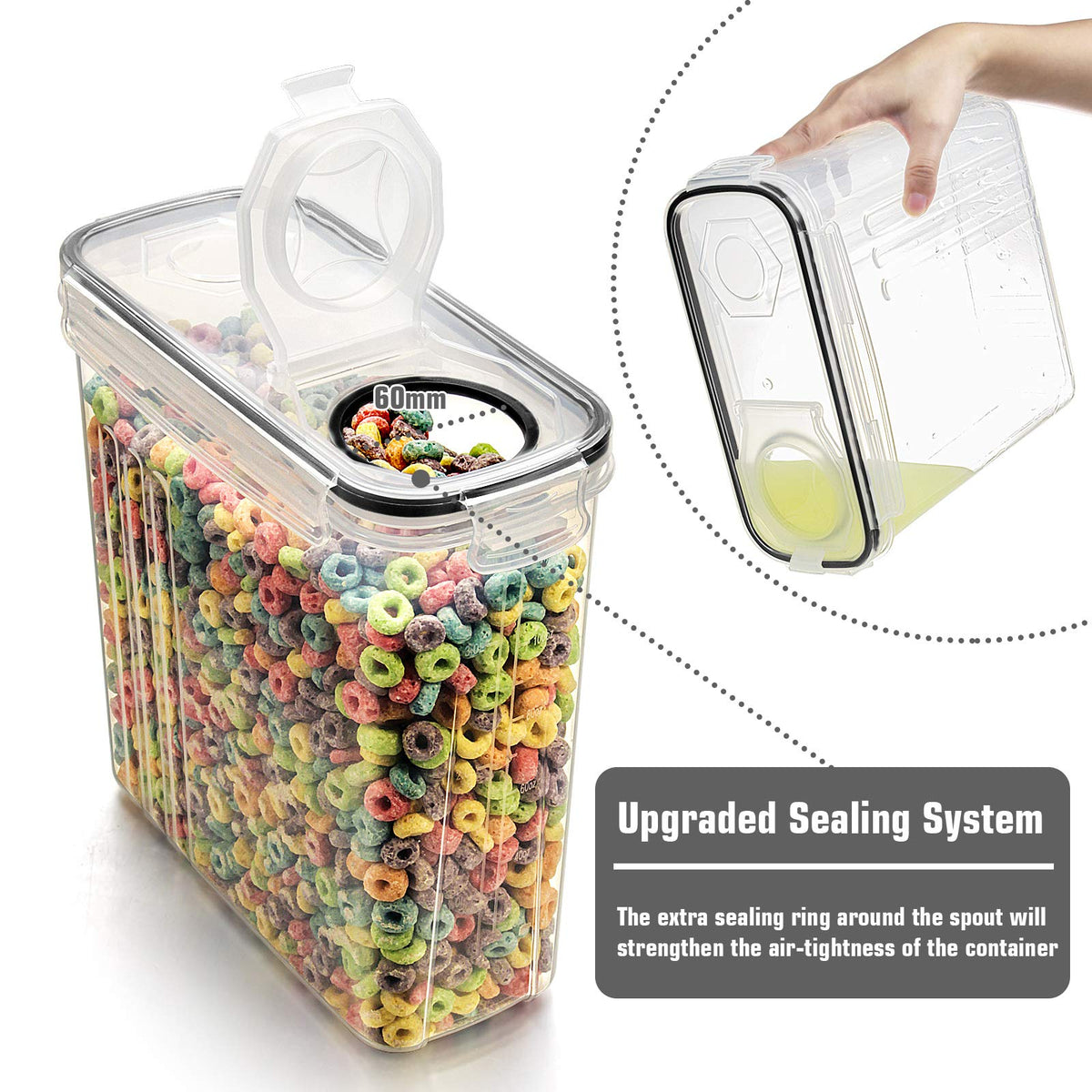 Wildone BPA-free plastic container emphasizes safe material for long-term use.