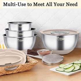 Wildone bowls feature clear internal measurement marks for easy portioning