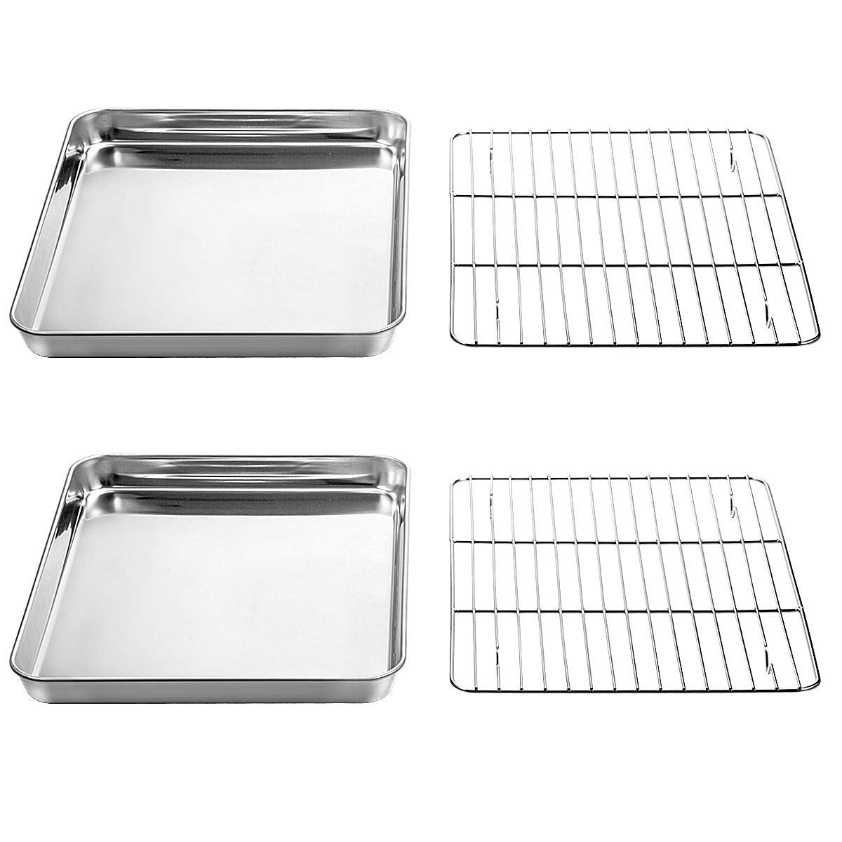 Wildone cooling rack 11.6x9, close up, elevated cooling for baked goods
