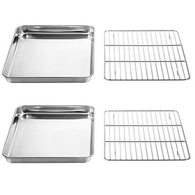 Wildone cooling rack 11.6x9, close up, elevated cooling for baked goods