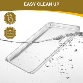 Wildone dishwasher safe baking sheets and racks for easy cleanup