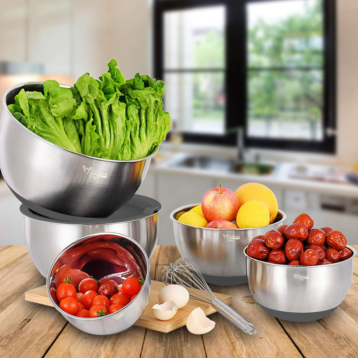 Wildone bowls are dishwasher safe for easy cleanup after cooking.