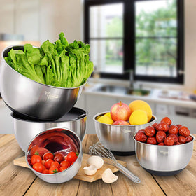 Wildone bowls are dishwasher-safe; lids and graters require hand washing.
