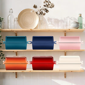 Wildone smooth enamel surface cleans easily after baking bread