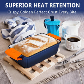 Wildone easy-clean enamel surface reduces sticking and simplifies cleanup