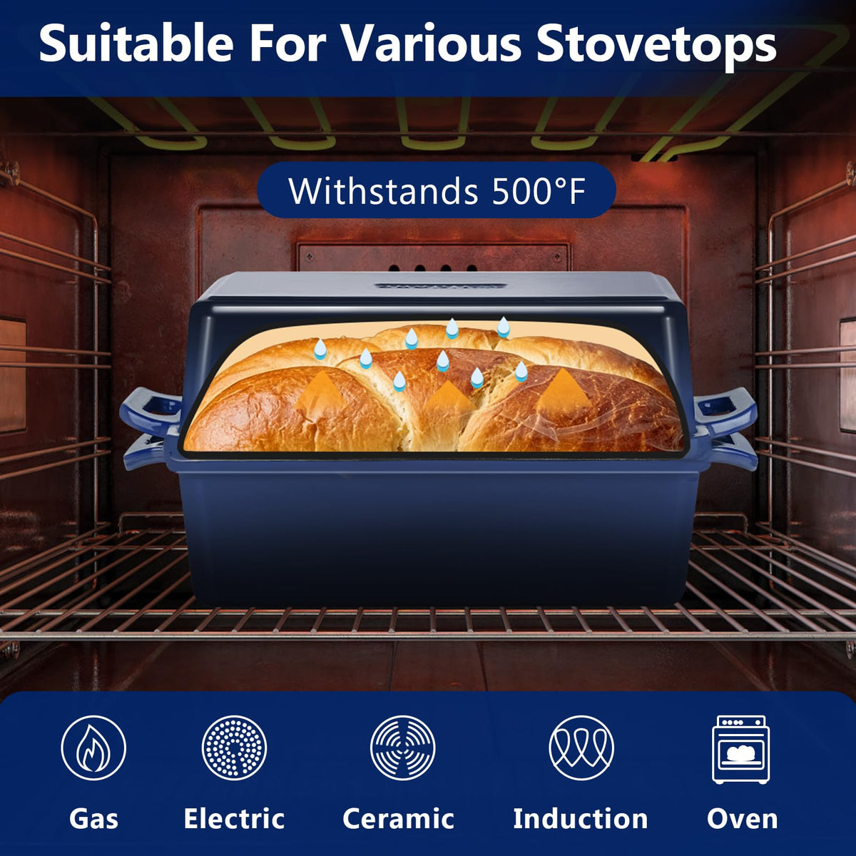 Wildone even-heat performance with thick cast iron walls for consistent results