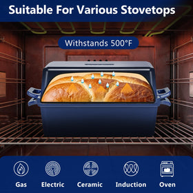 Wildone even-heat performance with thick cast iron walls for consistent results