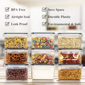 Wildone container with four-sided locking lids for a secure seal.